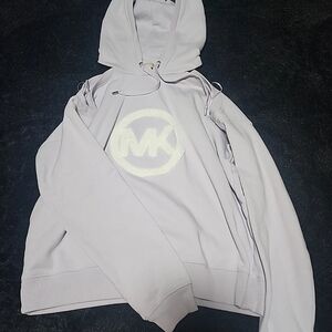 MICHAEL KORS Women's Dropped Shoulder Hoodie Lavender Mist Size S